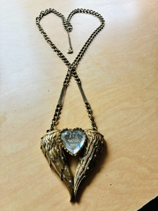 Betsey Johnson Jewelry - Rare Vintage Betsey Johnson "Fly with Me" necklace